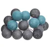 Image de Guirlande LED à piles 16 boules - Atmosphera createur dinterieur - Gris / bleu