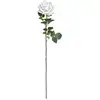 Image de Tige De Rose Artificielle H83cm - Blanc - Atmosphera