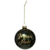 Image de Boule De Noël Verre 80 Mm Jaune Paillette 3 Assortiments - Vert- Feeric Lights & Christmas