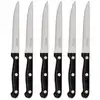 Image de Lot De 6 Couteaux De Table "steak" 27cm Noir