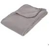 Image de Plaid polaire gris souris 125x150cm - Atmosphera Créateur dintérieur