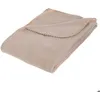 Image de Plaid polaire Polar beige 125x150cm - Atmosphera Créateur dintérieur