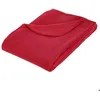 Image de Plaid polaire rouge 125x150cm - Atmosphera Créateur dintérieur