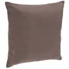 Image de Coussin déhoussable coton gris taupe 38x38cm - Atmosphera Créateur dintérieur