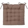 Image de Galette de chaise gris taupe 38x38cm - Atmosphera Créateur dintérieur