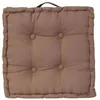 Image de Coussin de sol taupe 40x40cm - Atmosphera Créateur dintérieur
