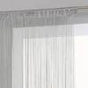 Image de Rideau fil gris 90x200cm - Atmosphera Créateur dintérieur