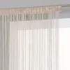 Image de Rideau Lanka fil beige 90x200cm - Atmosphera Créateur dintérieur
