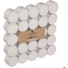 Image de Lot de 50 bougies Many blanc 11g - Atmosphera Créateur dintérieur