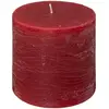 Image de Bougie Rustique Rouge 663g - Atmosphera