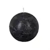 Image de Bougie Boule Rustique Noir 445g - Atmosphera