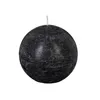 Image de Bougie boule rustique noir 445g - Atmosphera Créateur dintérieur
