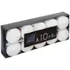 Image de Lot De 10 Bougies "many" Blanc 45g - Atmosphera Créateur D'intérieur