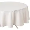 Image de Nappe Anti-tâche Lallie Blanc Ivoire D180cm - Atmosphera