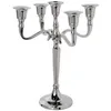 Image de Bougeoir Marso métal argent 5 têtes - Atmosphera Créateur dintérieur