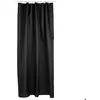 Image de Rideau de douche - Polyester - 180 x 200 cm - Noir