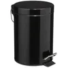 Image de Poubelle ronde métal 3L Colorama noir - 5 five simply smart