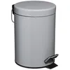 Image de Poubelle ronde métal 3L Colorama gris - 5 five simply smart