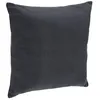 Image de Coussin déhoussable coton gris ardoise 38x38cm - Atmosphera createur dinterieur - Gris foncé