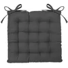 Image de Galette de chaise gris ardoise 38x38cm - Atmosphera Créateur dintérieur