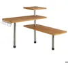 Image de Étagère dangle 3 niveaux bambou inox - 5 five simply smart