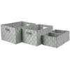 Image de 4 Paniers Bisauté Lise Gris - 5five