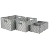 Image de 5five - 4 paniers bisauté lise gris