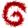Image de Plume Boa Rouge 1m80 - 45 Grs - Feeric Lights & Christmas