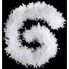 Image de Guirlande De Noël Boa Blanc 1m80 100g En Plumes - Atmosphera
