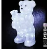Image de Forme acrylique maman et bébé ours lumineuse 56 LED clignotantes H.44cm extérieur - Feeric Lights & Christmas