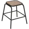 Image de Tabouret Edena Acacia Et Métal - Atmosphera