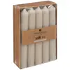 Image de Lot De 10 Bougies Bâtons Gris Taupe 45g - Atmosphera