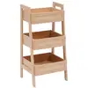 Image de Etagère cane 3 niveaux h80cm bois clair CANE
