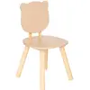 Image de Chaises De Table Enfant Douceur Beige L26xp26xh49cm - Atmosphera