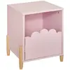 Image de Table De Chevet Enfant Douceur Rose 35.5x40cm - Atmosphera