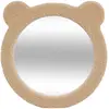 Image de Miroir Mural Beary Marron 33.5x33.5cm - Atmosphera