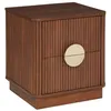 Image de Table de chevet Wany marron 45x40cm - Atmosphera Créateur dintérieur