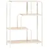 Image de Console curvy 2 étagères bois clair CURVY