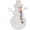 Image de Forme acrylique bonhomme de neige 3D lumineuse 80 LED H.60cm extérieur blanc froid - Feeric Lights & Christmas