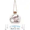 Image de Boule Fiole Intérieur Déco 8cm Verre - Feeric Lights & Christmas