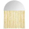 Image de Miroir Mural À Franges "demi Cercle" 34cm Or