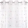 Image de Rideau Enfant Pompoms Rose 140x240cm - Atmosphera