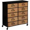 Image de Commode Double Baris Métal Et Bois 10 Tiroirs - Atmosphera