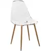 Image de Chaise Taho 44cm Transparent - Atmosphera