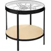 Image de Table D'appoint Horloge Noir D51cm - Atmosphera