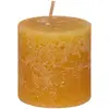 Image de Lot De 4 Bougies Rustiques Jaune 60g - Atmosphera