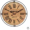 Image de Horloge Colonial bois D58cm - Atmosphera Créateur dintérieur