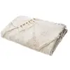Image de Jeté De Lit Shine Coton Beige 130x180cm - Atmosphera