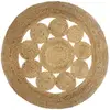 Image de Tapis Ajouré Esra Jute D80cm - Atmosphera