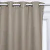 Image de Rideau Occultant Feuilles Beige 140x260cm - Atmosphera